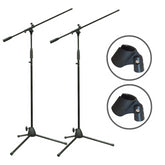 2x Thor MS003 Tripod Microphone Stand Black
